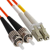 Fiber Optic Patch Cable , LC/ST,  Orange, 1 Meter