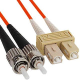 Fiber Optic Patch Cable, SC/SC, Orange, 3 Meter