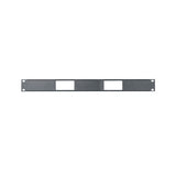 Filler Panel with 2x Decora Cut Out, 1U Space - We-Supply