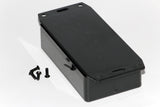 Flanged General Purpose Black Chassis Box, 2.4" x 4.4" x 1.1" - We-Supply