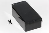 Flanged General Purpose Black Chassis Box, 2.6