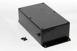 Flanged General Purpose Black Chassis Box, 4.3