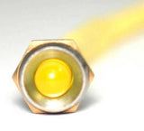 Flashing LED Indicator Light, 12V Amber - We-Supply