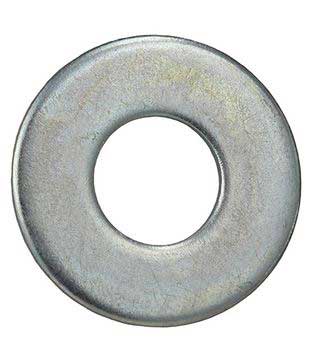 Flat Steel Washer, #1/2", 50 pack - We-Supply
