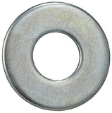 Flat Steel Washer, #1/4", 100 pack - We-Supply