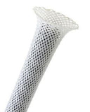 Flexo PET Expandable Sleeving, White, 3/8" Clean-cut - We-Supply