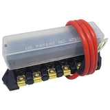 Fuse Block, 6 Circuit, 10 AWG Lead - We-Supply