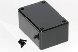 General Purpose Black Chassis Box, 3.3" x 2.2" x 1.4" - We-Supply