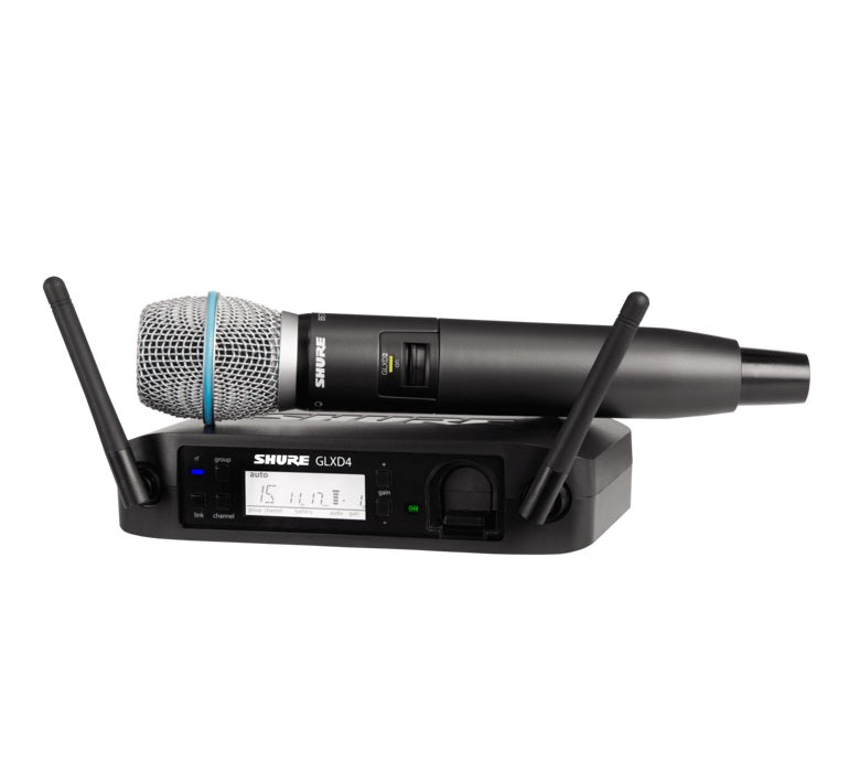 Shure UHF Wireless System: GLX  withBeta 87a Handheld Microphone