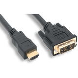 HDMI Male to DVI-D Male Cable, 3 Meter