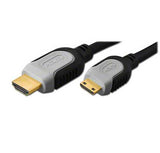 HDMI Mini C Male to HDMI A Male, 3ft