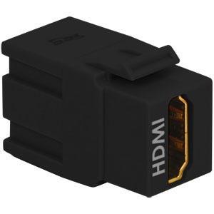 HDMI Modular Keystone Coupler, Black - We-Supply