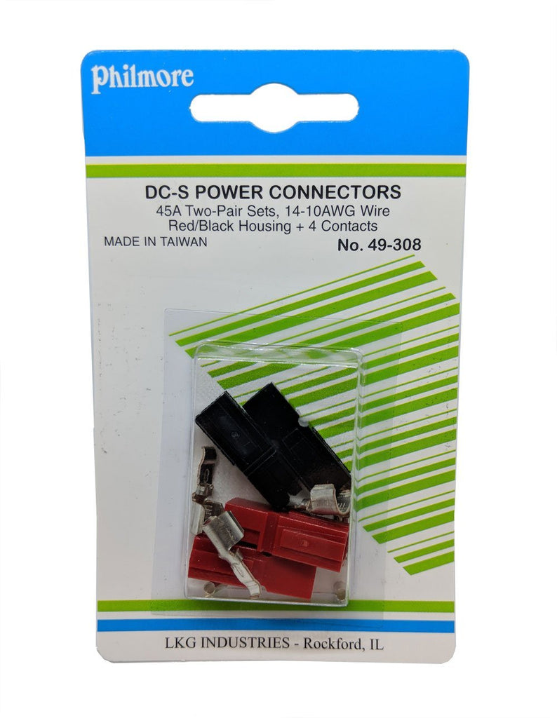 High Current Battery Connector, 14-10 AWG, 45A - We-Supply