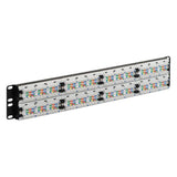 ICC CAT6 Patch Panel with 48 Ports and 2 RMS - We-Supply