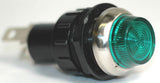 Indicator Light, 3/4" Incandescent, .250" Tabs 12V Green - We-Supply