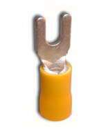 Insulated Crimps 12-10AWG: #6 Fork, 8 pack - We-Supply