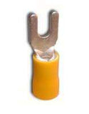 Insulated Crimps 12-10AWG: #6 Fork, 8 pack - We-Supply