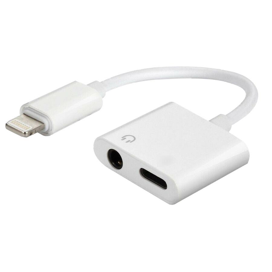 iPhone Lightning to Charge & Headphone/Audio Adapter - We-Supply