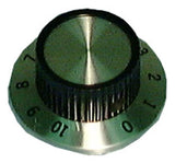 Knob for 1/4" Shaft, 1.46" x 0.60" Numbered - We-Supply