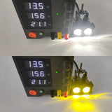 LED Amber/White Off-Road Spot Light Set, 10-32VDC - We-Supply