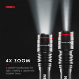 LED Flashlight, Redline X, Rechargable, 1800 Lumen - We-Supply