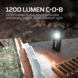 LED Flashlight, Slim+1200, Rechargable, 1200 Lumen - We-Supply