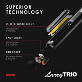 LED Flashlight & Worklight, Larry Trio, Rechargeable - We-Supply