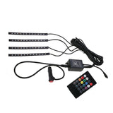 LED Light Strips, RGB, 5" Length x 4 - We-Supply