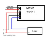 LED Panel Meter, 0-100VDC, 0-10A DC - We-Supply