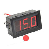 LED Panel Meter, 0-30VDC, Common Ground, Red - We-Supply