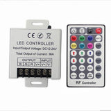 LED RGB Controller with 28 Key Remote, RF - We-Supply