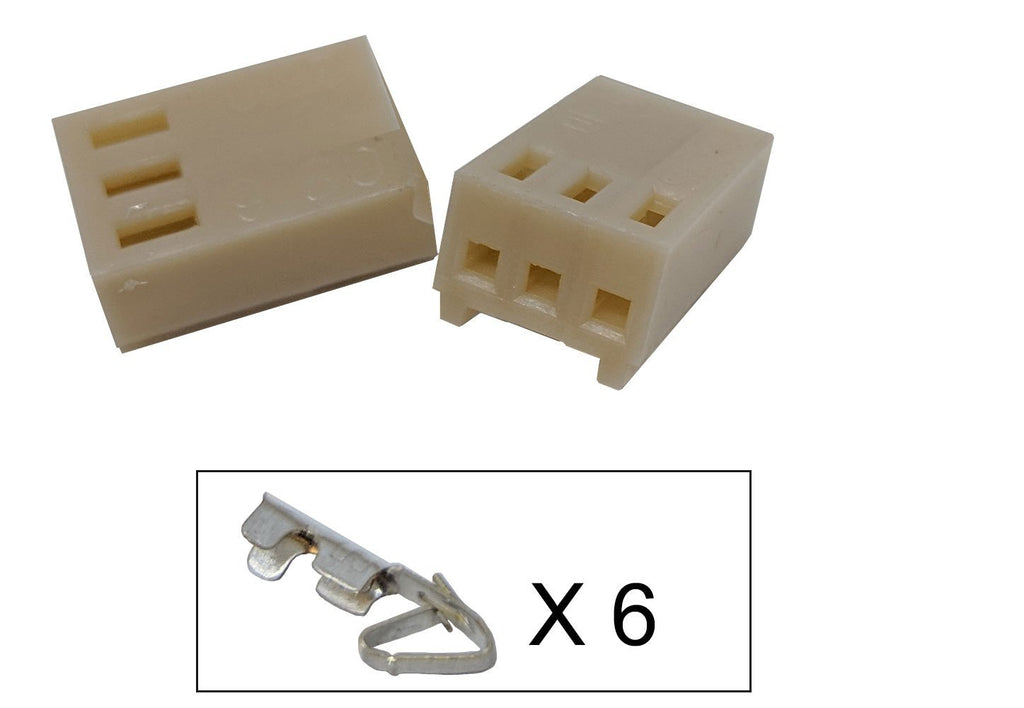 Locking Polarized Plug, 0.1", 3 Position - We-Supply