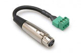 Low Voltage Adaptor, XLR 3 Pin Female to PHX3 Male - We-Supply