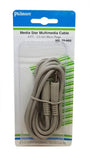 Media Star Audio Cable 3.5mm Mono Plug to Plug, 6 ft