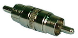 Metal Inline Adaptor: RCA Male to RCA Male - We-Supply