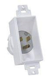Midlite Recessed Power Outlet, White - We-Supply