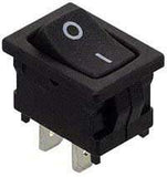 Mini Power Rocker Switch On/On SPDT 10A-125V .187" Quick Disconnect - We-Supply