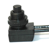 Mini Pushbutton On/Off SPST 12V/10A Wire Leads - We-Supply