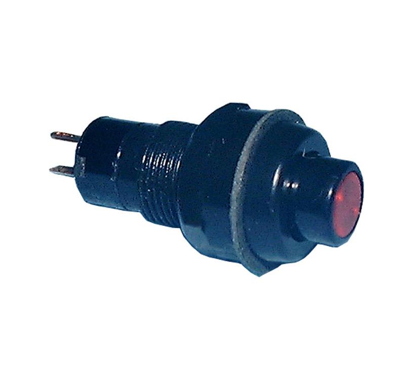 Mini Pushbutton Switch Normally Open SPST 3A-125V Solder Lug - We-Supply