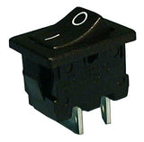 Miniature Power Rocker Switch On/Off SPST 10A-125V .187" Quick Disc - We-Supply