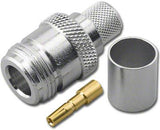 N Type Female Crimp Connector for LMR400 - We-Supply