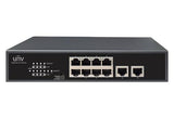 Network Switch, PoE, 8 Port FE + 2 Port Uplink - We-Supply