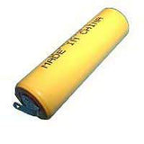NiCad Battery, AA Cell, 900mAH, 1.2V with tabs - We-Supply