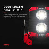 Omni 2K Rechargeable Work Light, Powerbank - We-Supply