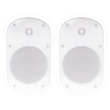 Outdoor 2-Way Speakers, White, 8-Ohm