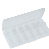 Plastic Component Storage Box: Up to 12 Compartments