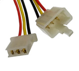 Pre-Wired Connector: Flat Pin - 3 Cond. 18AWG