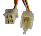 Pre-Wired Connector: Flat Pin - 4 Cond. 18AWG