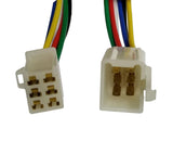 Pre-Wired Connector: Flat Pin - 6 Cond. 18AWG - We-Supply