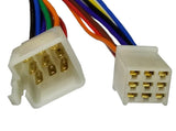 Pre-Wired Connector: Flat Pin - 9 Cond. 18AWG - We-Supply